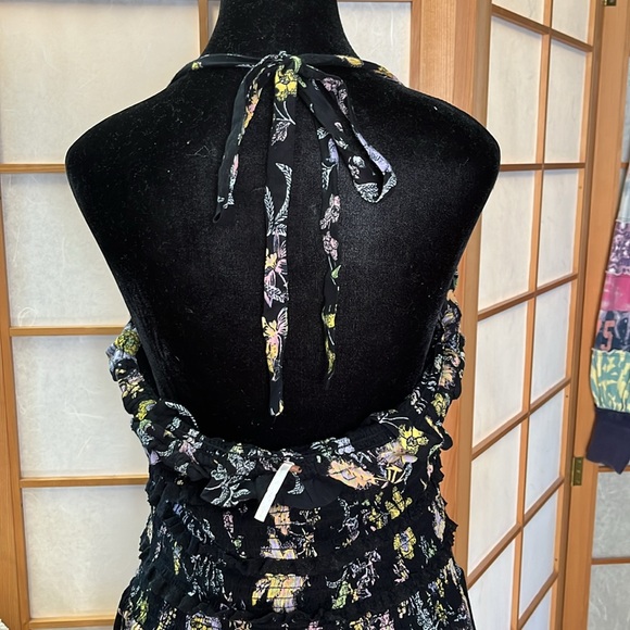 Free People 4way Navy Floral Sundress - Picture 5 of 7